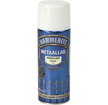 HAMMERITE Spuitbus metaallak hoogglans crème 400 ml-thumb-0