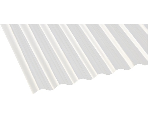 GUTTA Polyester Golfplaat sinus 76/18, naturel, 1000x1600x0,8 mm