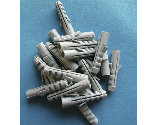 Grijze kunststof pluggen