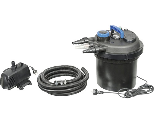 Vijverfilterset met pomp, slang en accessoires