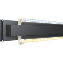 LED aquariumlamp met twee lichtbalken