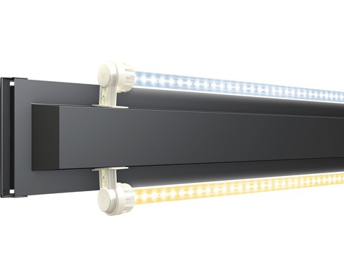 LED aquariumlamp met twee lichtbalken