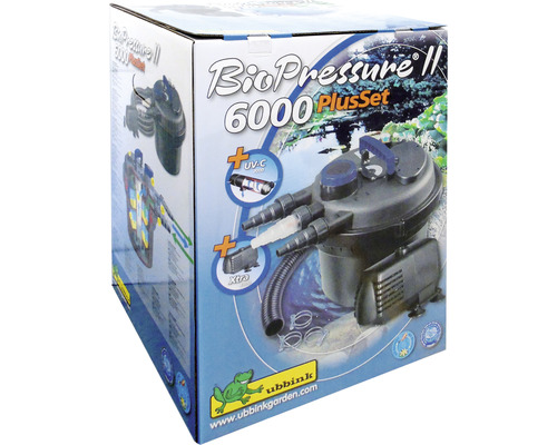 Verpakking van het Ubbink BioPressure II 6000 PlusSet vijverfilter