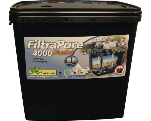 UBBINK FiltraPure 4000 Oeverfilter Plusset inclusief 9W UV-filter, pomp, overlooppijp en aansluitset