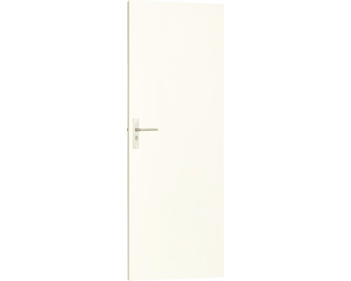 Boarddeur opdek rechts krasvast gelakt RAL 9010 83 x 211,5 cm Witte binnendeur met deurklink