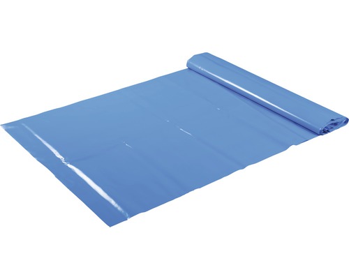 Blauw afdekzeil op rol