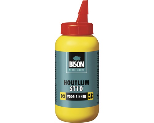 BISON Prof houtlijm ST10 wit flacon 250 g Bison Houtlijm ST10 D2 voor binnen