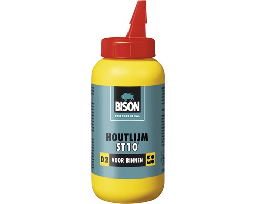 BISON Prof houtlijm ST10 wit flacon 750 g Bison Houtlijm ST10 D2 voor binnen