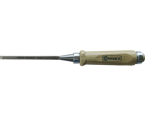 CONNEX Steekbeitel houten hecht 6 mm CONNEX Steekbeitel houten hecht 6 mm