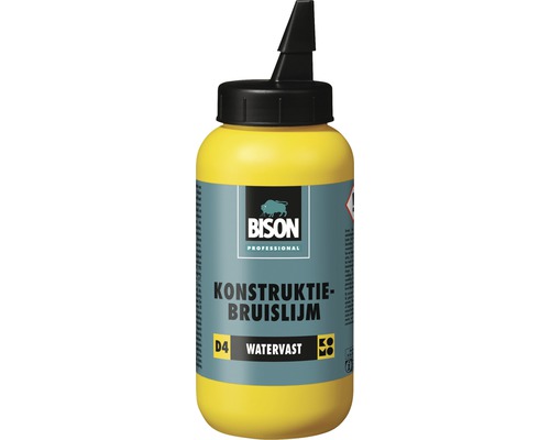 BISON Prof construktiebruislijm bruin flacon 250 g Bison constructie-schuimlijm D4 waterbestendig