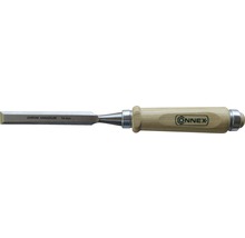 Steekbeitel van chroom vanadium met houten handvat, 14 mm