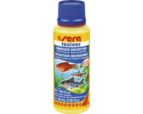 SERA Waterzuiveraar Toxivec 100 ml Sera Toxivec voor waterbehandeling in een fles van 100 milliliter