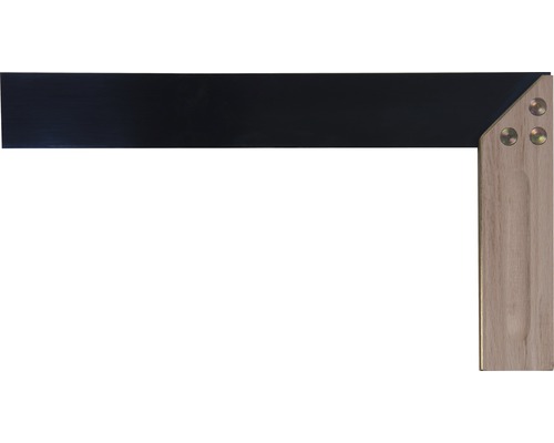 Hoek van metaal en hout