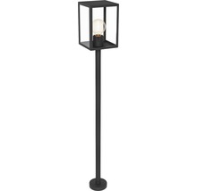 Zwarte buitenlamp met gloeilamp