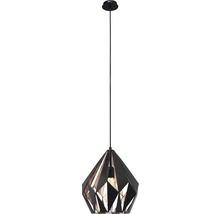 EGLO Hanglamp Carlton-1 Ø 31 cm zwart-koper-thumb-1