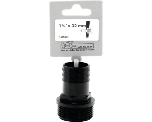 Ubbink slangaansluitstuk 1 1/4 inch x 32 millimeter