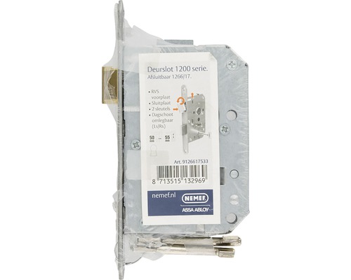 Nemef insteekslot 1200 serie afsluitbaar