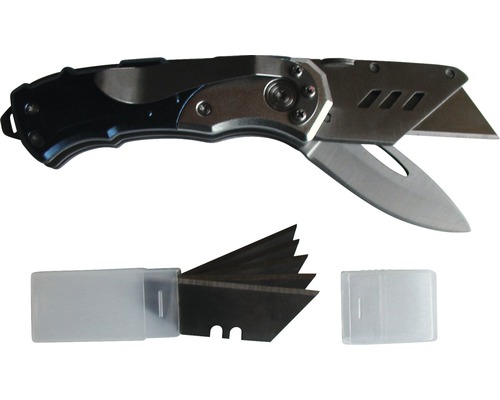 Breekmes met mesjes en mesjescassette