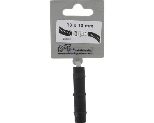 Tuinslangkoppeling van kunststof, 13 x 13 millimeter