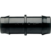 Kunststof slangverbinder met een diameter van 25 millimeter