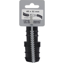 Slangconnector met afmetingen 40 x 32 millimeter