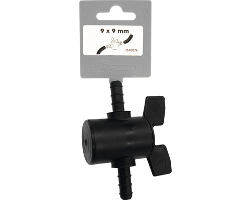 Regelventiel 9 x 9 mm voor tuinberegening