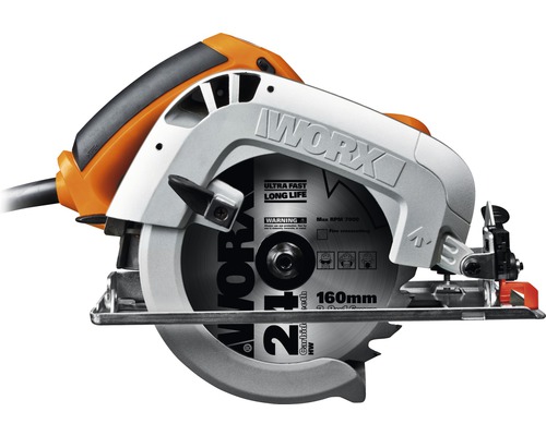Worx handcirkelzaag met zaagblad van 160 millimeter