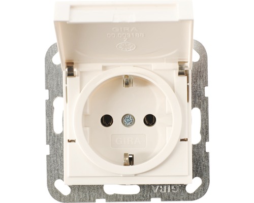 Gira stopcontact met klapdeksel