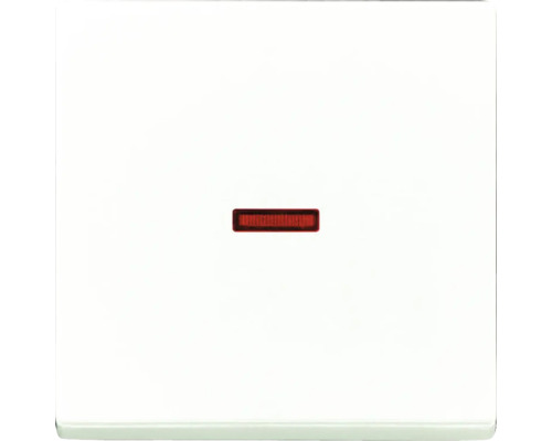 BUSCH-JAEGER Future Linear Bedieningswip enkel met lens studio wit 1789-84 Vierkante schakelaar met rode led-indicator