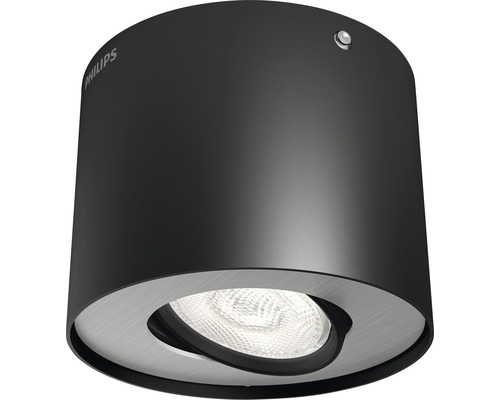 Zwarte Philips plafondlamp