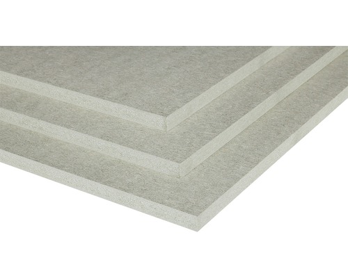 MDF plaat directpaint vochtwerend wit 3050x1220x18 mm Drie houtvezelplaten gestapeld