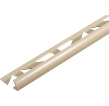 DURAL Kwartrond-profiel Durabord DBP 931 PVC jasmijn, lengte 250 cm hoogte 10 mm