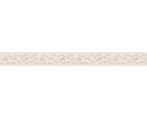 A.S. CRÉATION Behangrand zelfklevend 30299-1 Only Borders bloemen satijn beige 5 m x 5 cm