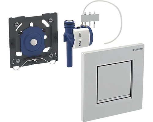 Geberit pneumatische set met bedieningspaneel en montage-element