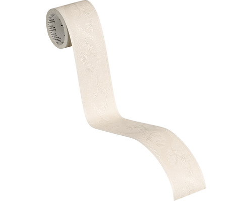 Behangrand met bloemmotief op rol