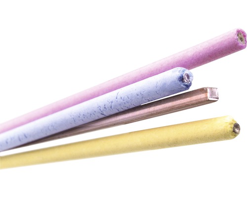 Close-up van diverse las elektroden