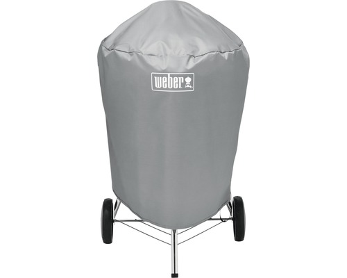 Weber Logo op een barbecuehoes