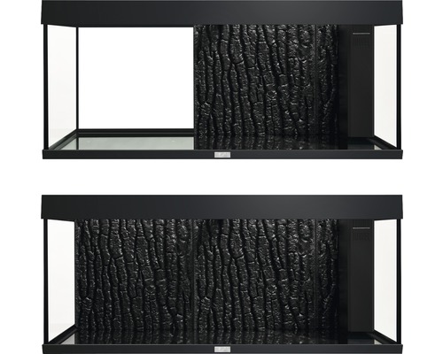 Terrarium met achterwand met boomstam motief