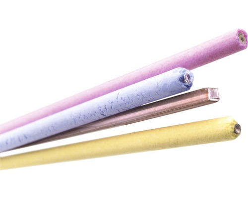 Elektroden voor lassen in verschillende uitvoeringen