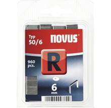 NOVUS Draadnieten, plat, type R 50/6, 960 st