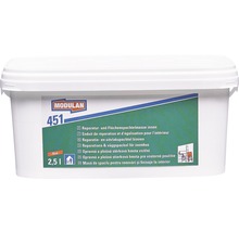Modulan 451 reparatie- en uitvlakspachtel voor binnen in een 2,5 liter emmer