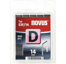 Novus nietjes type 53F/14, 600 stuks, 14 mm lengte