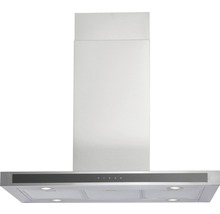 Rvs afzuigkap met bedieningspaneel en verlichting