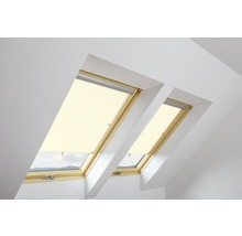 FAKRO Rolgordijn lichtdoorlatend handbediend met haakjes ARS I 55/78-98 007 gebroken wit