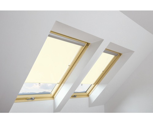 FAKRO Rolgordijn lichtdoorlatend handbediend met haakjes ARS I 114/140 007 gebroken wit FAKRO Rolgordijn lichtdoorlatend handbediend met haakjes ARS I 114/140 007 gebroken wit