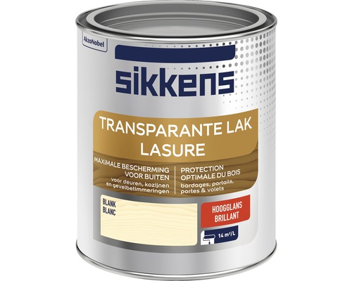 SIKKENS Buitenlak transparant hoogglans blank 750 ml