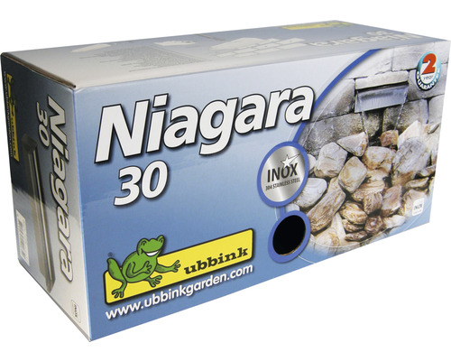 Verpakking van de Niagara 30 waterspuwer voor de tuin