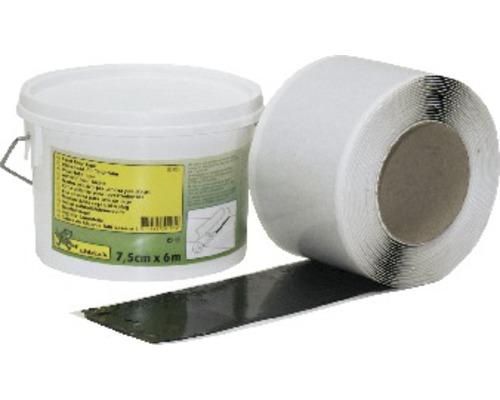 Afdichtingsmiddel emmer en afdichtingstape rol