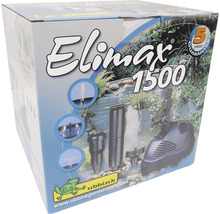 Verpakking van de Elimax 1500 vijverpomp