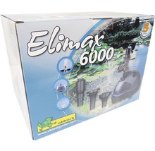 Verpakking van de Elimax 6000 vijverpomp